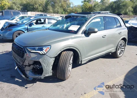 2025 Audi Q3 Premium 45 Tfsi S Line Quattro Tiptronic from USA, damaged, VIN WA1DECF35S1072633